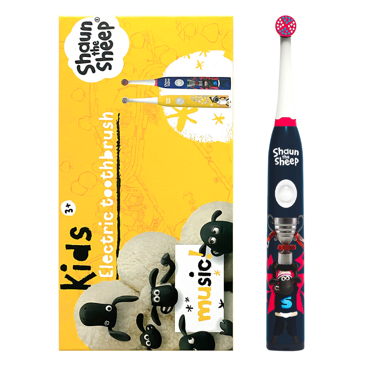Shaun the Sheep Kids' Electric Toothbrush (Yellow) - Fansheep