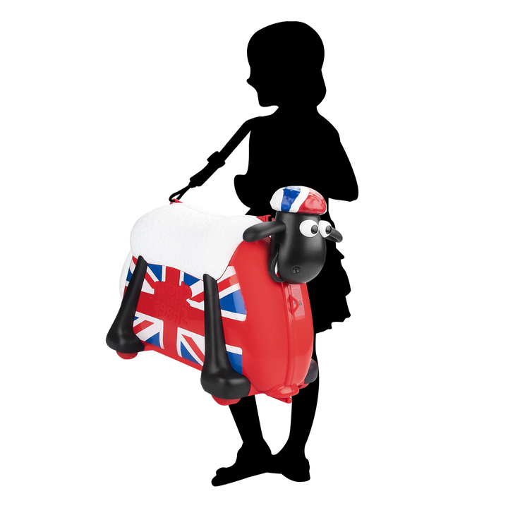 Shaun the Sheep Ride-On Kids Suitcase （Blue） - Fansheep