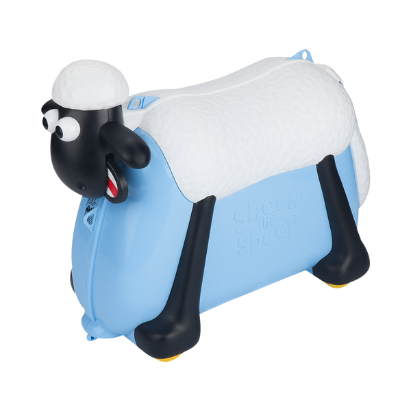 Shaun the Sheep Ride-On Kids Suitcase （Blue）