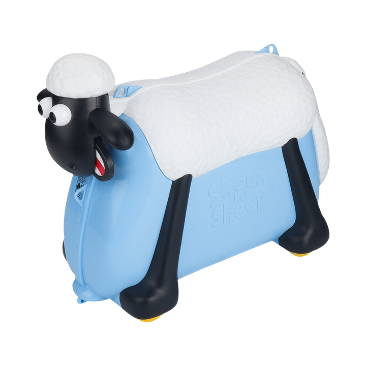 Shaun the Sheep Ride-On Kids Suitcase （Blue） - Fansheep