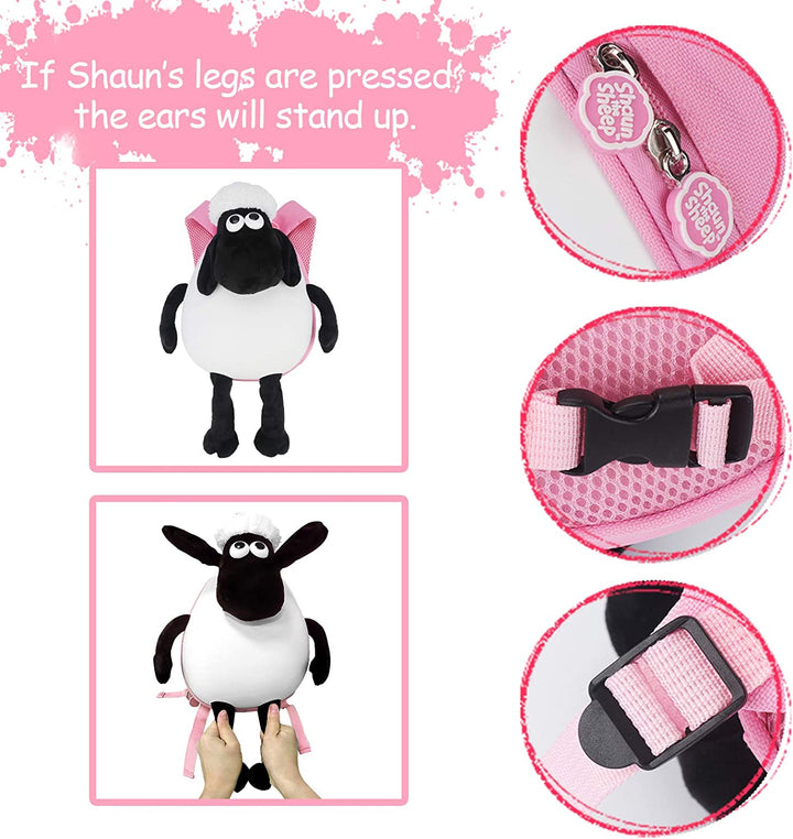 Shaun the Sheep Kids' Ride-on Suitcase & Monchi Backpack Combo（British） - Fansheep